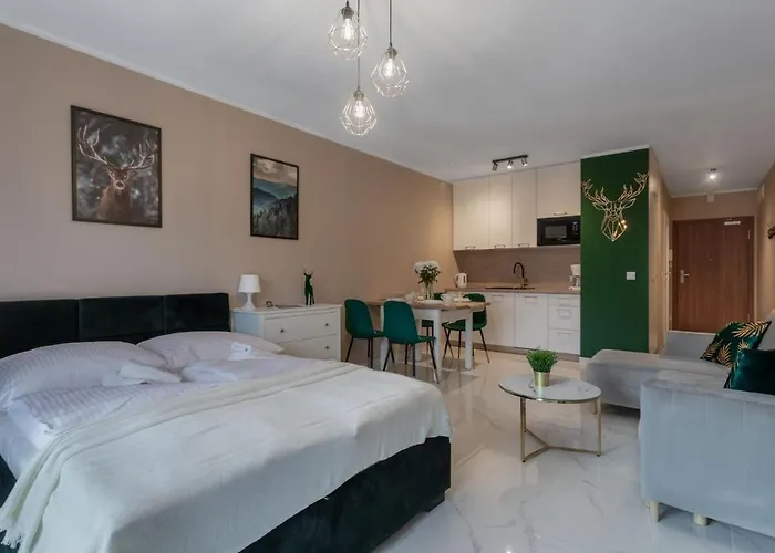 Lejlighed Park A3- Zloty Jelen- Z Dostepem Do Basenu, Sauny, Jacuzzi, Silowni